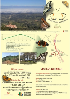El GeoCentro Monfragüe ofrece visitas guiadas a la ruta de Las Mariposas para conocer la geología de la zona