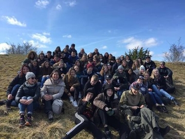 Alumnos del IES Siberia Extremeña siguen a 20.000 grullas en su viaje hasta Suecia, dentro de un proyecto Erasmus