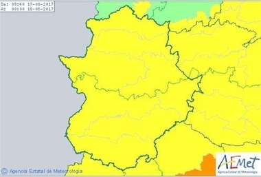 Extremadura permanecerá riesgo por altas temperaturas al menos hasta el sábado