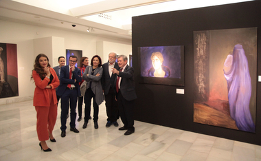 La obra de Sofía Gandarias se exhibe en la Sala ''Vaquero Poblador'' de la Diputación