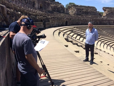 El patrimonio romano de Mérida protagoniza un documental para la TV francesa