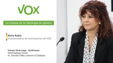 Alicia V. Rubio vuelve a Badajoz para ofrecer una conferencia sobre ideología de género