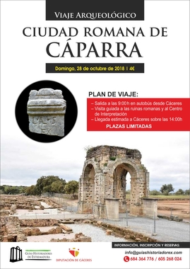 Viaje arqueológico a Cáparra, 28 de octubre