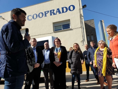 Begoña García destaca la importancia de la visita de europarlamentarios para apreciar las necesidades de la PAC en Extremadura
