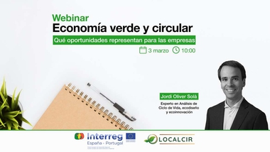 La Dirección General de Empresa celebra el 3 de marzo una jornada sobre las oportunidades empresariales de la economía verde y circular