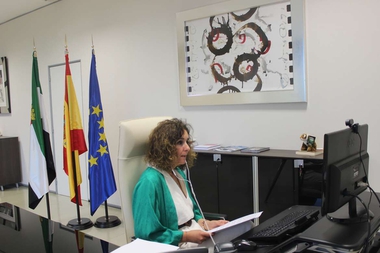 Olga García destaca el esfuerzo de la Junta de Extremadura para construir depuradoras sostenibles en pequeños municipios